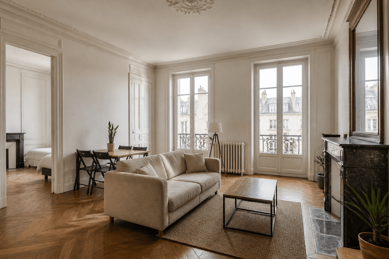 Bright apartment in Paris